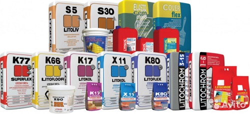 Виды строительных смесей