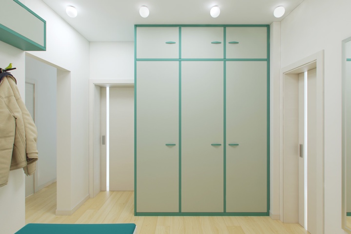 интересный дизайн шкафа из гк