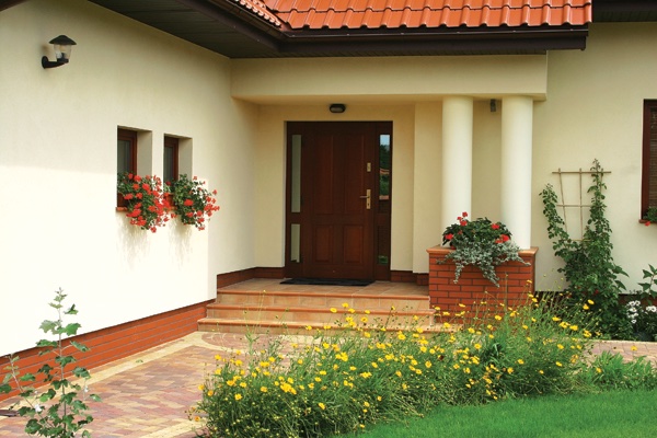 Фасад одноэтажного дома