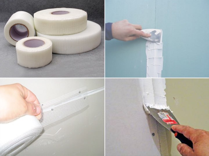 Способы приклеивания серпянки