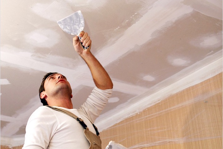 косметический ремонт потолка