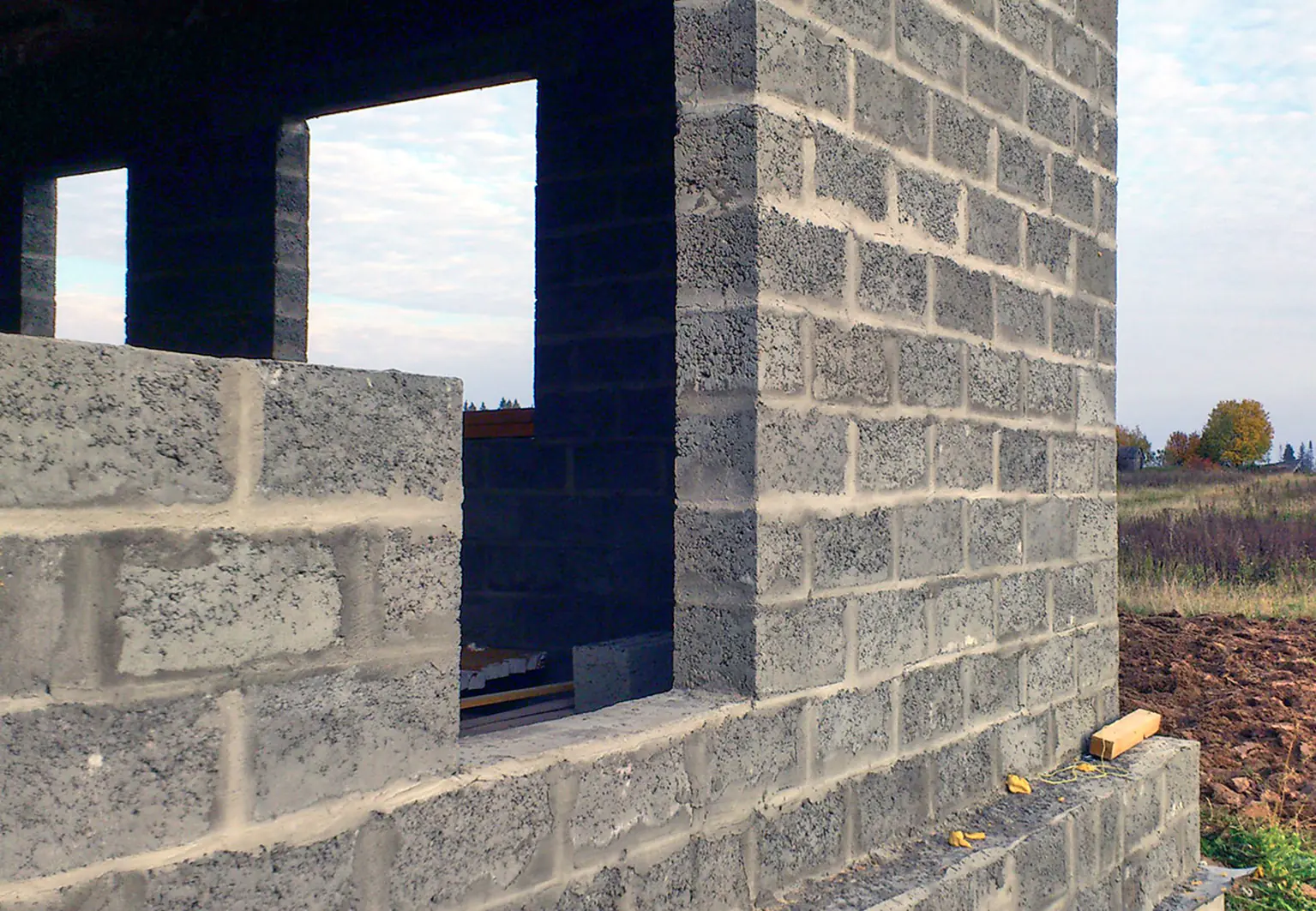 Керамзитобетонный блок применение