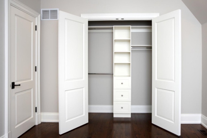 встроенный шкаф из гк