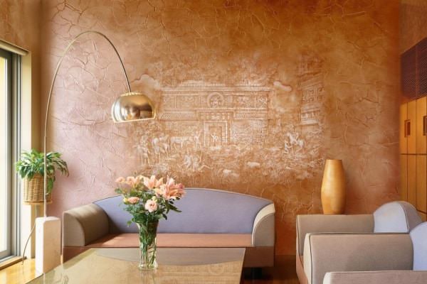 Пример декоративной штукатурки - 2