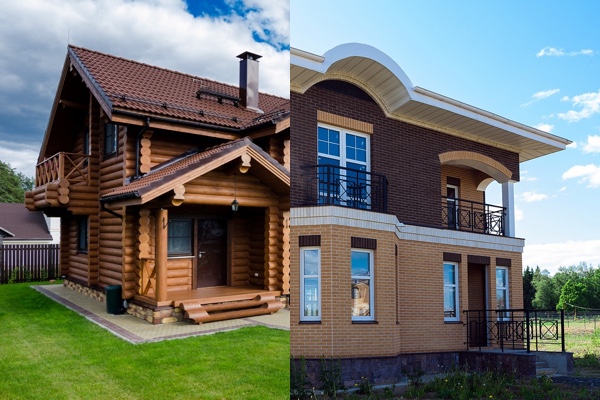 Строительство дома - дерево или кирпич?