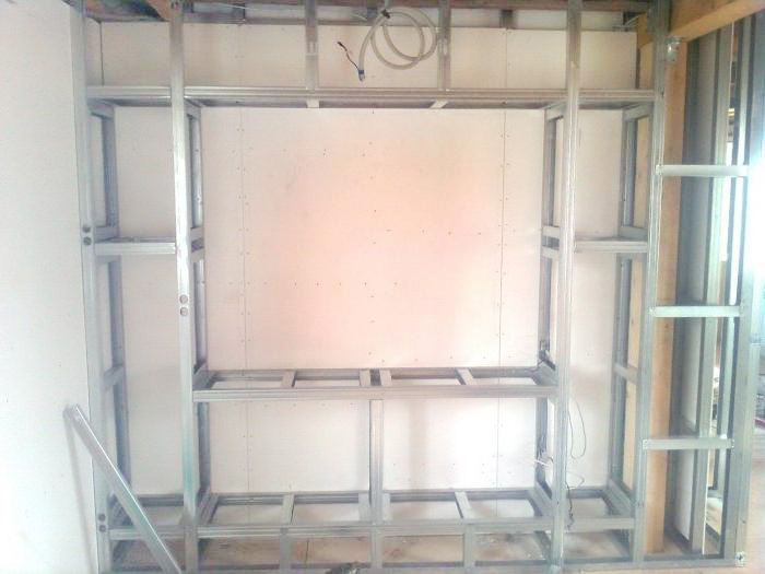 Каркас для ниши из гипсокартона