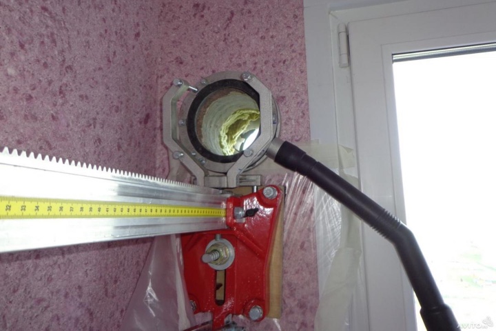 установка приточных вентиляционных клапанов