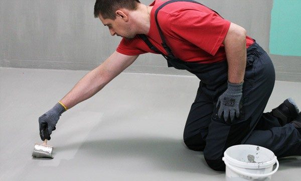 Нанесение второго слоя Ceresit CL 51