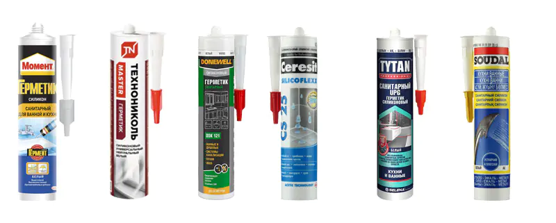 Виды герметиков и их применение