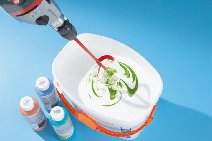 смешивание основы и колера