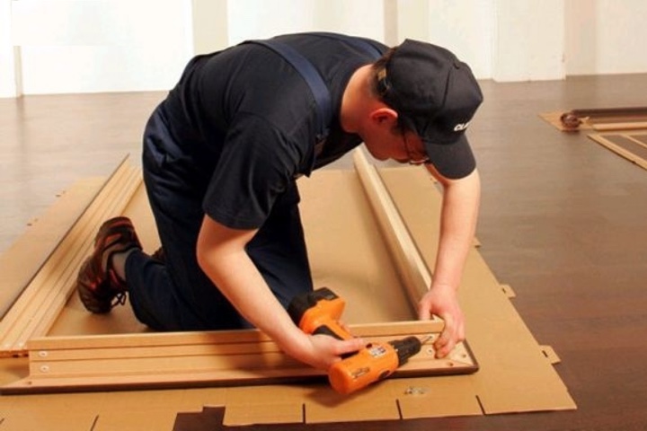 сборка и монтаж дверной коробки