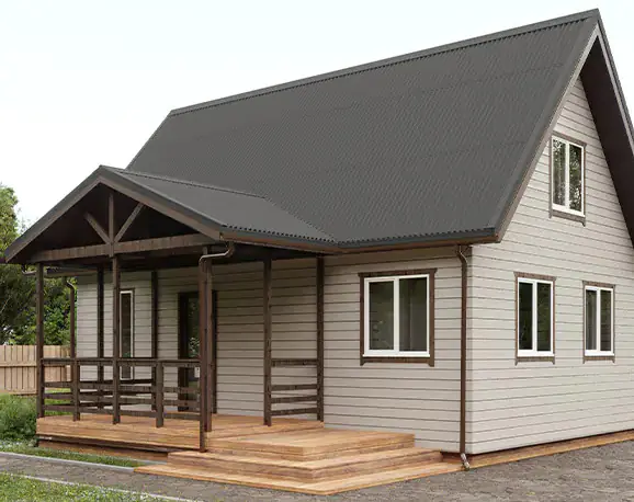 Ондулин антрацитово-серого цвета