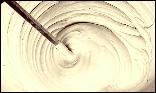 Пример пастообразной шпатлевки