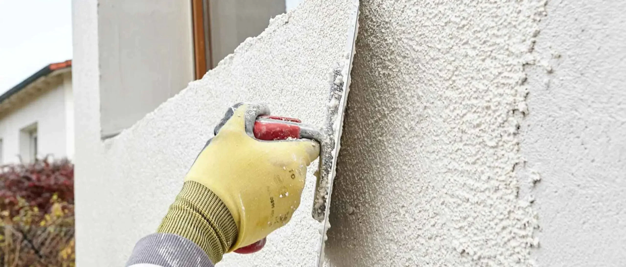 наружные штукатурные работы