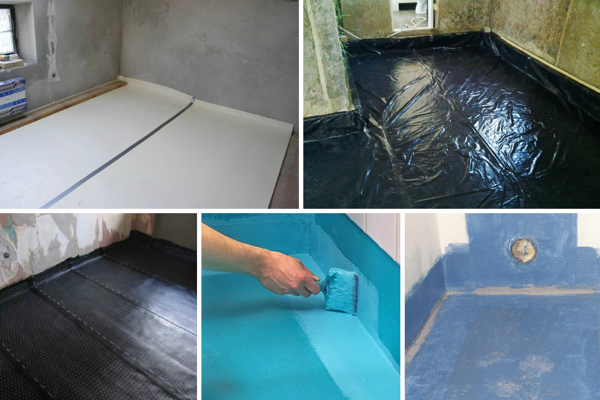 варианты обустройства гидроизоляции