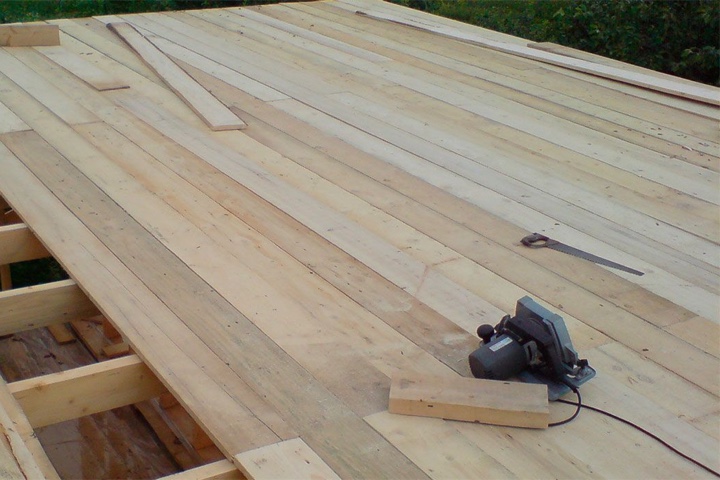 черновой пол для каркасного дома