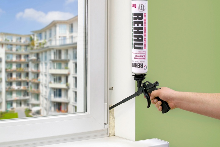 заделка швов пеной