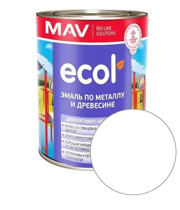 Эмаль Ecol ПФ-115 MAV (белая, матовая) 1 л