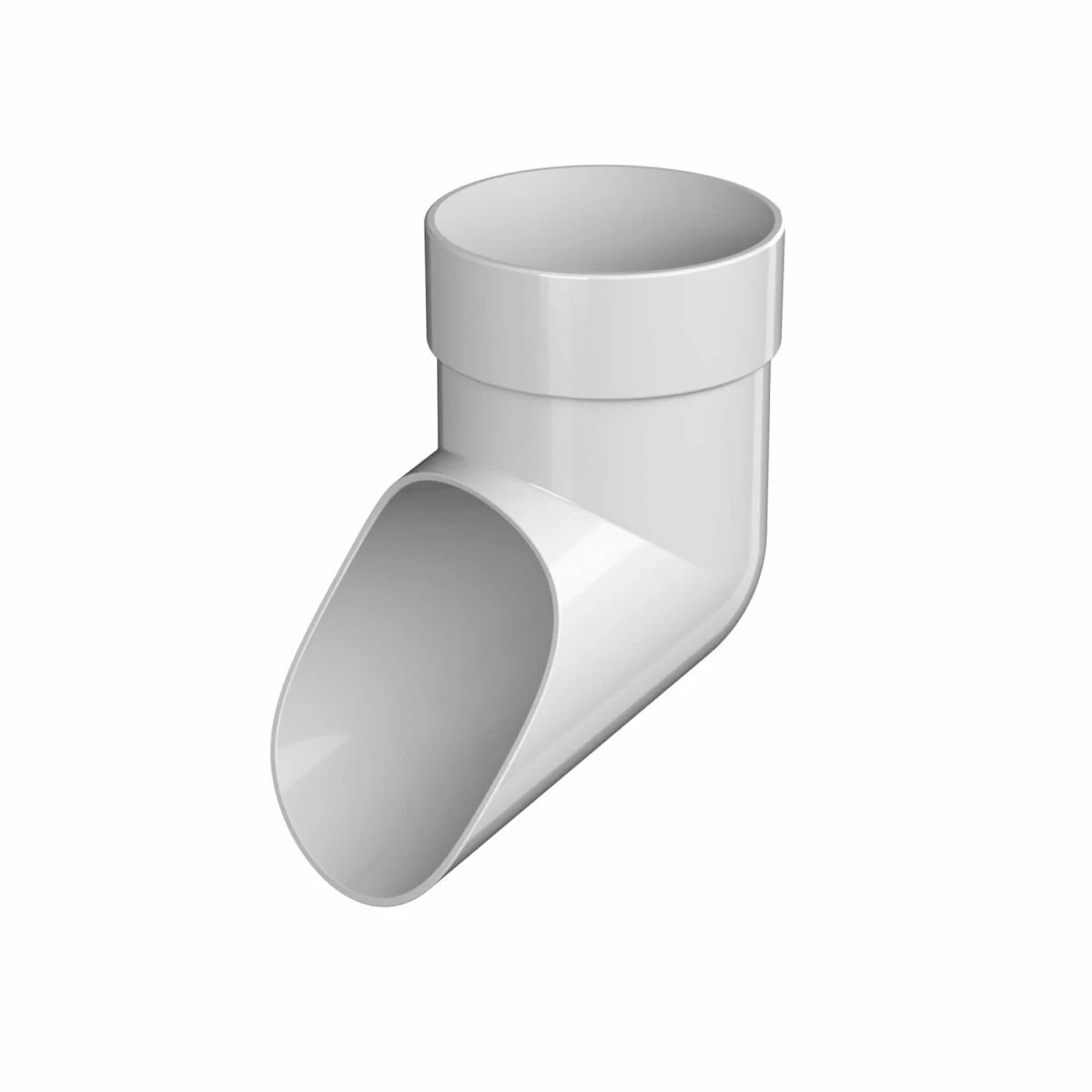 Слив трубы водосточной Технониколь Оптима RAL 9003 (белый)