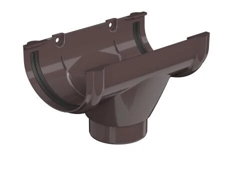 Воронка желоба Технониколь Оптима RAL 8019 (темно-коричневый)