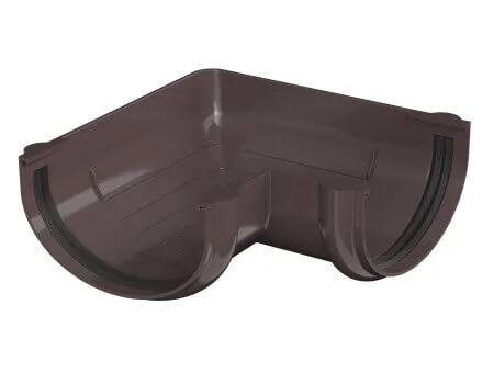 Угловой элемент 90º Технониколь Оптима RAL 8019 (темно-коричневый)