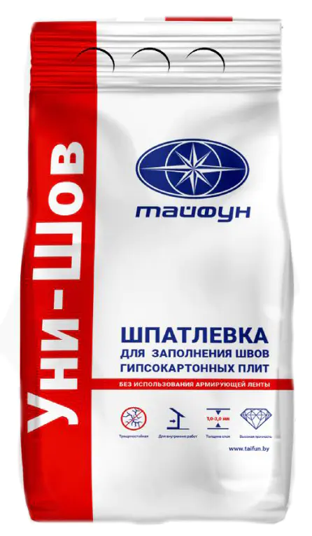 Шпатлевка гипсовая Тайфун Мастер Уни-шов, 5 кг