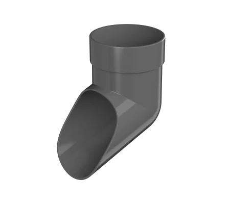 Слив трубы водосточной Технониколь Оптима RAL 7024 (серый)