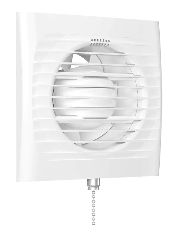 Вентилятор осевой вытяжной 100 мм с выключателем Optima 4-02