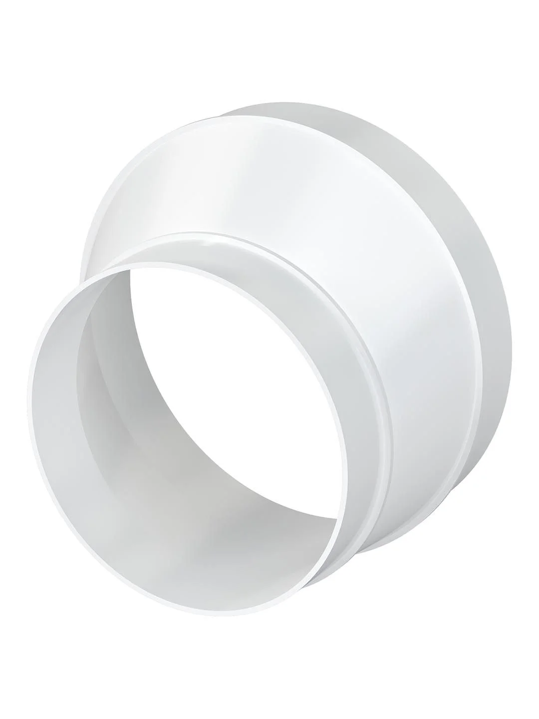 Переход (редуктор) пластиковый круглый 125/100 мм 1012,5РЭП