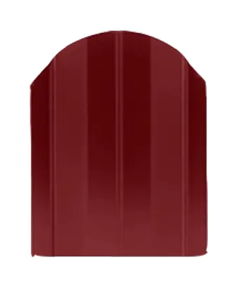 Штакетник металл. Рубин 103 мм, высота 1,5 м. RAL 3005. РБ.