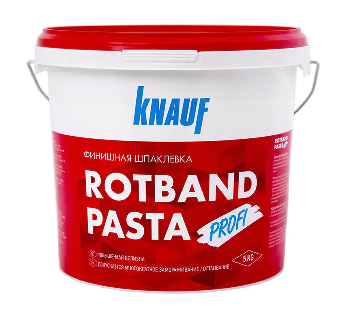 Шпатлевка финишная KNAUF Ротбанд-Паста PROFI, 5 кг