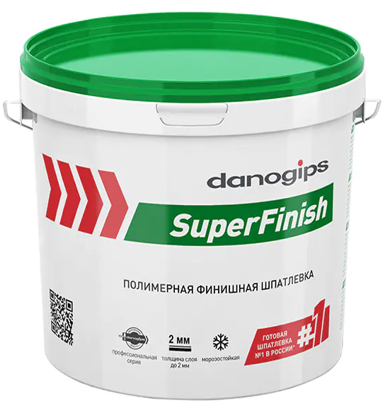 Шпатлевка финишная Danogips SuperFinish, 24 кг