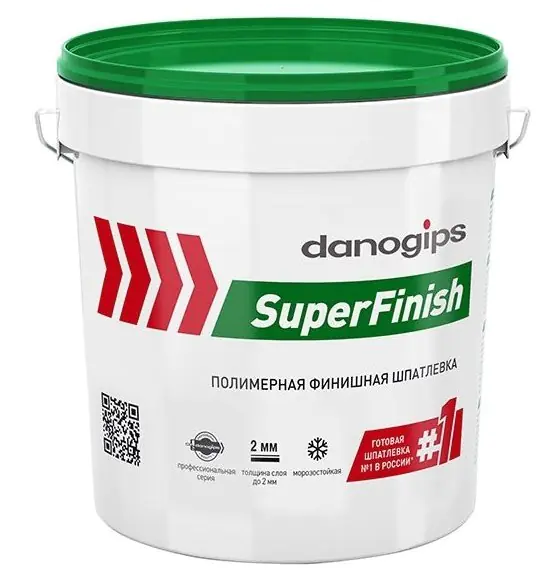 Шпатлевка финишная Danogips SuperFinish, 18,1 кг