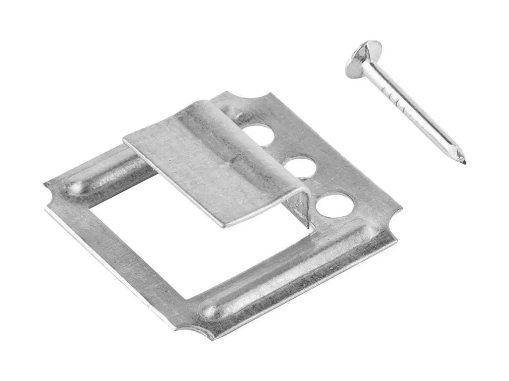 Кляймер для вагонки усиленный с гвоздями 3 мм (100 шт)