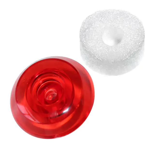 Термошайба для поликарбоната с прокладкой (красная)