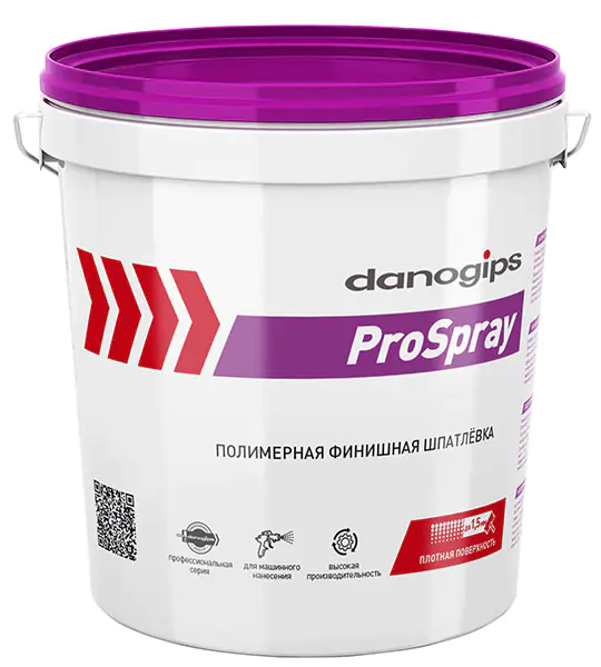Шпатлевка финишная Danogips ProSpray, 25 кг