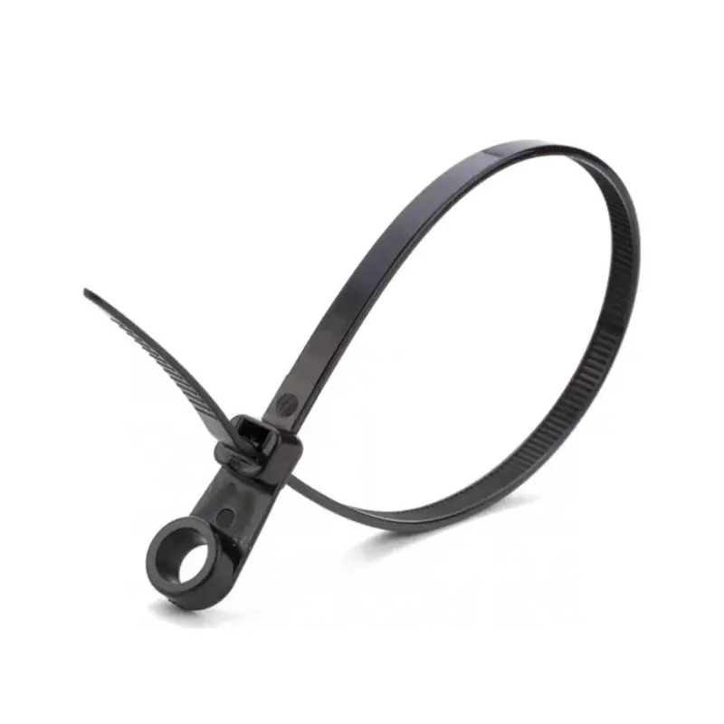 Хомут-стяжка с отверстием 150х3,6 мм REXANT 07-0155 черный 100 шт