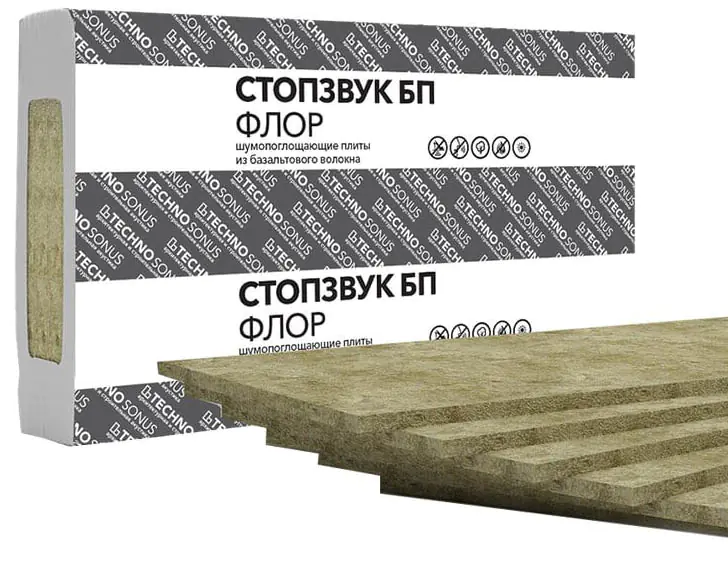 Плита шумопогл. СтопЗвук БП Флор 20 мм (5,76 м²)