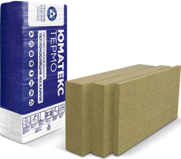 Утеплитель минвата Umatex Termo  (Paroc) Linio 15. Толщ. 100 мм (3 плиты = 2,16 м²)
