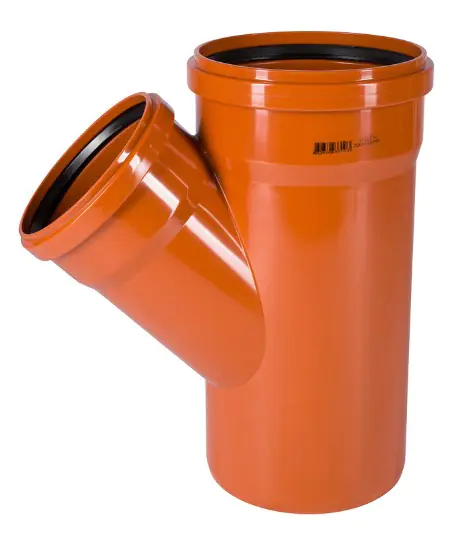 Тройник 160/160х45º для наружной канализации Ostendorf KGEА