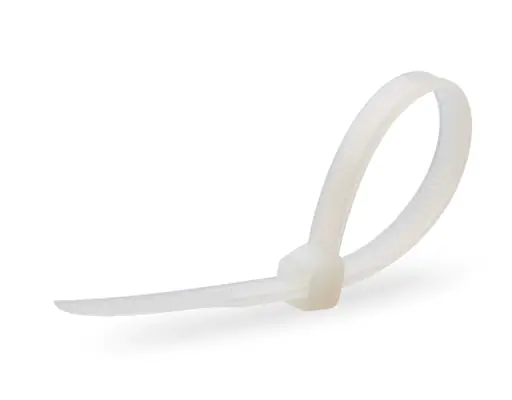 Хомут-стяжка нейлоновая КСС 200х3 мм U3200W белый 100 шт