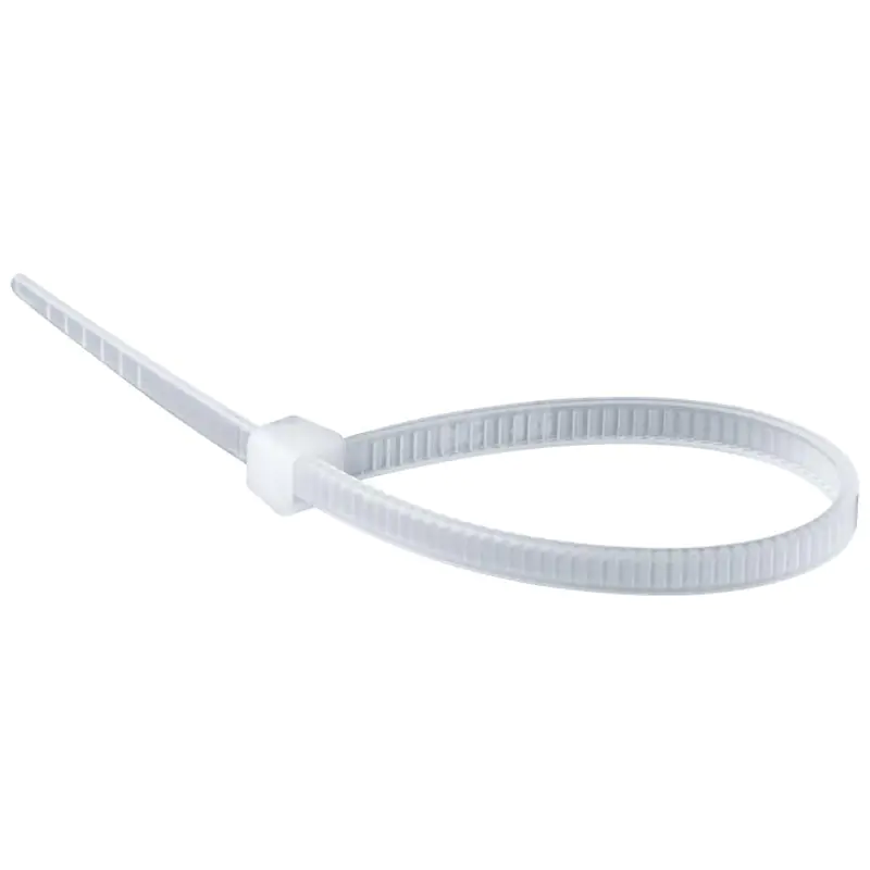 Хомут-стяжка нейлоновая 200х3,6 мм Navigator белый (100 шт)