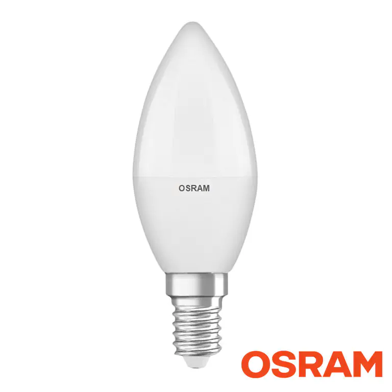 Лампа светодиодная Свеча OSRAM 7Вт Е14 6500К холодный дневной свет