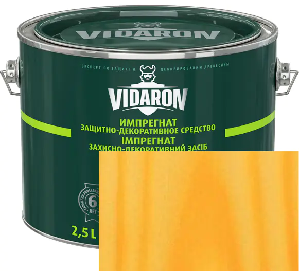 Видарон импрегнат V02 (Сосна золотистая) 2,5 л