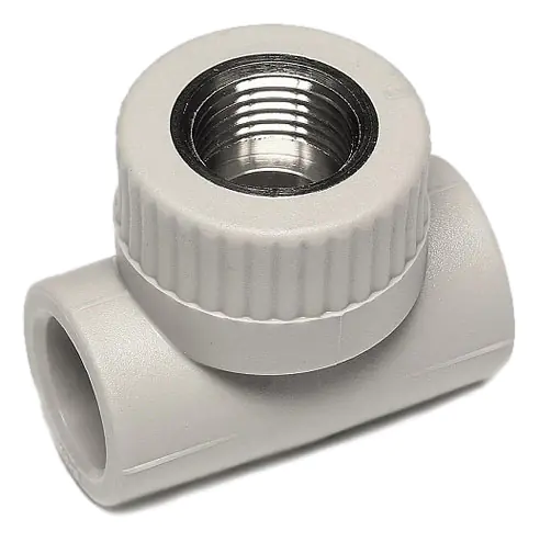 Тройник Wavin с металлической внутренней резьбой 20х1/2"х20