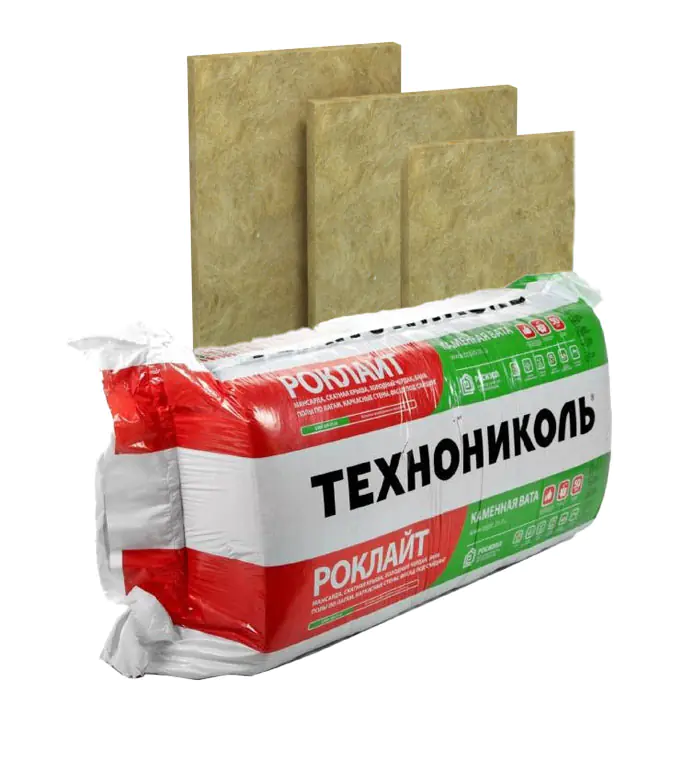 Утеплитель минеральная вата Роклайт 100 мм (в пачке 4,32 м²)