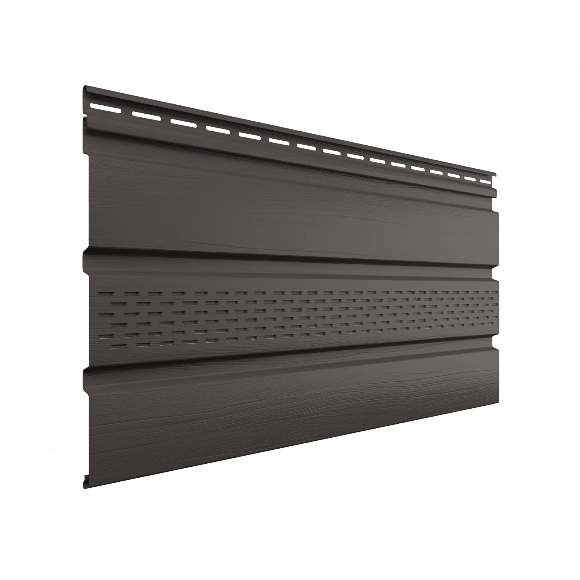 Софит с частичной перфорацией Технониколь RAL 8019 (пекан)