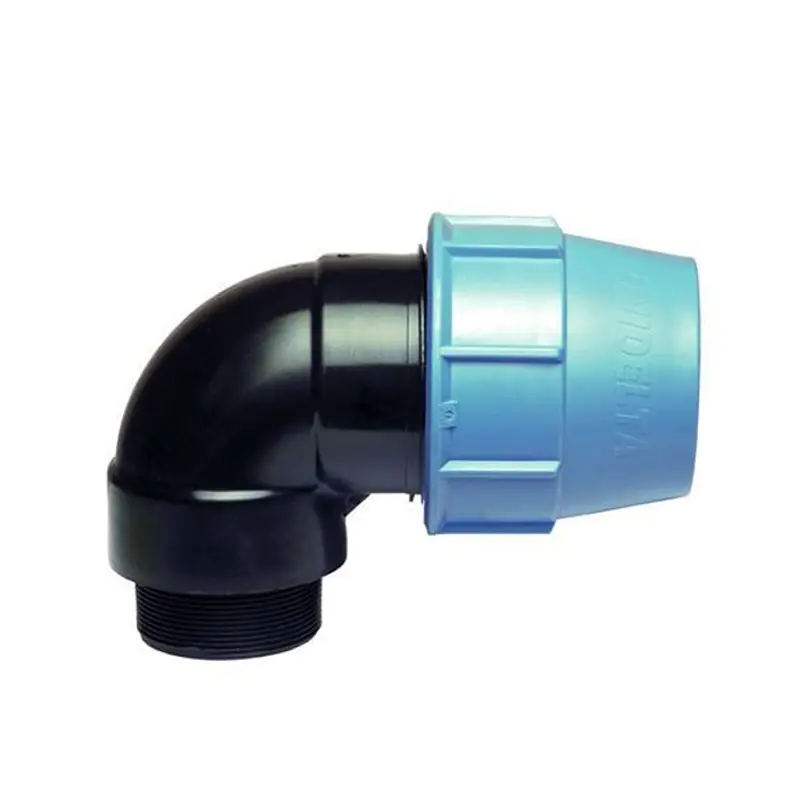 Отвод для ПЭ труб НР 20х3/4 UNIDELTA