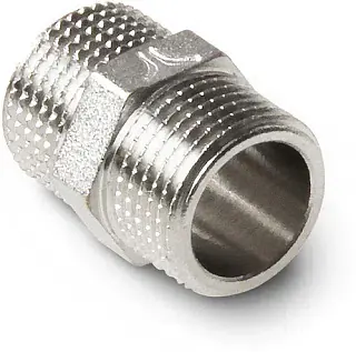 Ниппель латунный резьбовой Pro Aqua равнопроходной НР 3/4 х 3/4