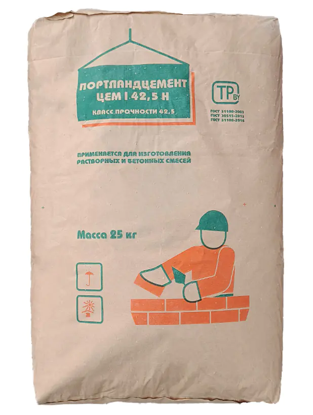 Цемент М500 Д0 ЦЕМ I 42,5 Н 25 кг, Красносельский